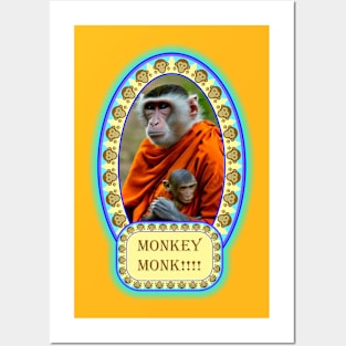 Monkey Monk Posters and Art